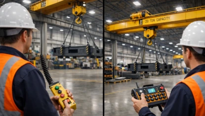 old vs new crane controls